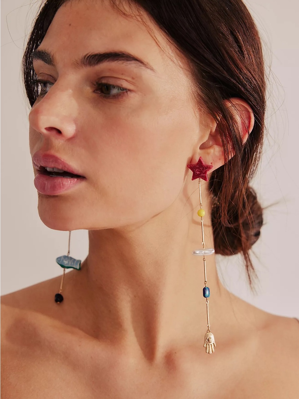Free People Delilah Dangle Earrings One Size